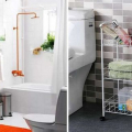 Koupelnová police: krásná a praktická organizace úložného prostoru v 90+ nápadech