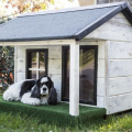 Izolovaný psí bouda s vlastními rukama - kresby s rozměry