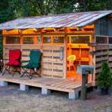 Udělej si sám paletový altán dát: postup