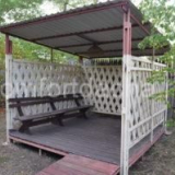 Gazebo economy varianta pro dávání vlastních rukou: pokyny krok za krokem