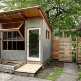 Udělej si sám venkovskou převlékárnu - pokyny krok za krokem