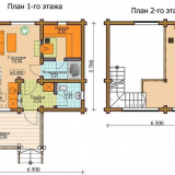 Domy s vanou pod jednou střechou: jedno a dvoupatrové projekty