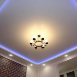 Foto sádrokartonových podhledů s osvětlením