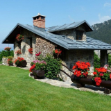 Květiny ze dřeva, desky, dřevo: výrobce udělej to sami v zemi