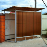 Krytý nosič kol z panelů novattro prof: montážní návod