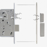 Magnetické západky a zámky pro interiérové ​​dveře