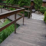 Terasové oplocení: dřevěné, kovové, polykarbonátové možnosti