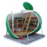 Plastový sklep pro letní sídlo - s bočním vchodem vlastníma rukama...