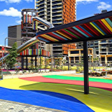 Povlak na hřiště z gumové stroje: bezpečnost především