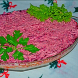 Sleďový salát pod kožichem - krok za krokem recept