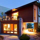 Moderní krásné chaty (80+ fotky projektů): jak vybudovat dům vašich snů - poradenství zkušených developerů