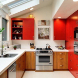 Možnosti moderního designu kuchyně 10 metrů čtverečních. M: tipy návrhářů, nové položky a trendy v roce 2018