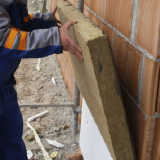 Technologie zateplení stěn minerální vlnou z vnější strany pod omít...