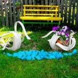 Diy zahradní dekorace - světlé, stylové a krásné možnosti zahradníh...