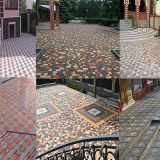 Možnosti pokládky dlažebních desek na nádvoří soukromého domu