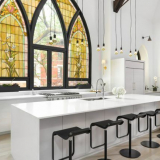 Film z barevného skla: 80+ sofistikovaných řešení pro domácí dekora...