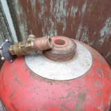 Výměna ventilu na plynové láhvi