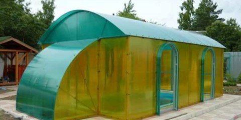 Udělej si sám lázeňský dům ze skleníku - polykarbonát a další materiály