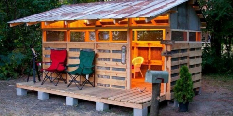 Udělej si sám paletový altán dát: postup