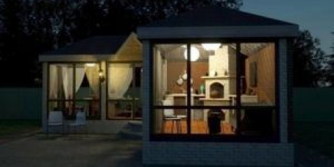 Udělej si sám altán s letní kuchyní v zemi: projekt, fáze práce