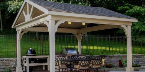 Altán s grilem - nejlepší moderní nápady, vlastnosti realizace altánu s grilem