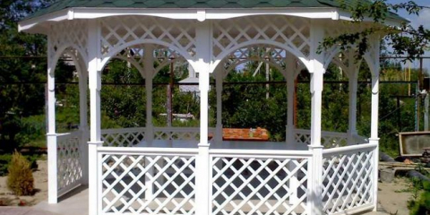 Udělej si sám altán - 135 fotografií vlastností vnějšího a vnitřního uspořádání altánu