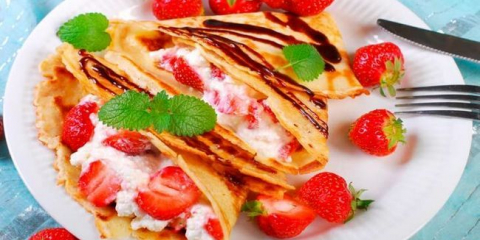 Palačinky s tvarohem - 11 nejchutnějších receptů