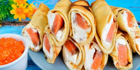 Palačinky s rybí náplní - recepty na palačinky s rybou