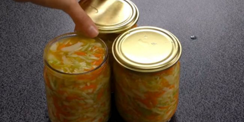 Zelný salát na zimu ve sklenicích - top 8 receptů