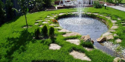 Dekorativní rybník - podrobný popis budovy, designu a dekorace nádrže (125 fotografií)