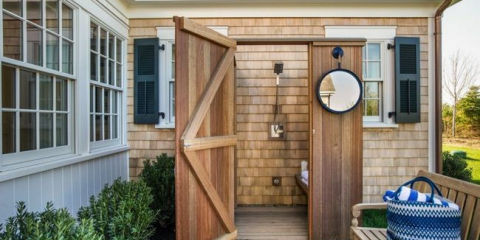 Dřevěná sprcha pro dávání vlastních rukou: kreslení s rozměry