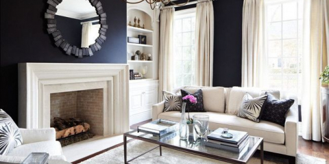 Černobílý design obývacího pokoje: 65+ elegantních monochromatických inspirativních nápadů