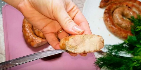 Domácí klobása ve vnitřnostech - 7 receptů na vaření doma