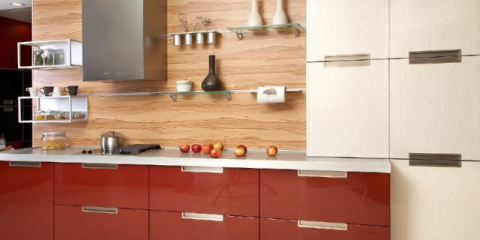 Laminátová zástěra do kuchyně: fotografie a videa, jak to udělat sami