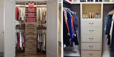 Udělej si sám šatna ze spíže: úložné systémy pro šatnu a tipy od mistrů