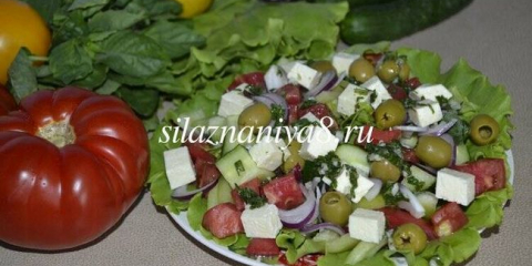 Řecký salát se sýrem: klasický recept