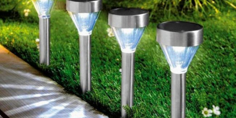 Ekonomická varianta - solární pouliční osvětlení