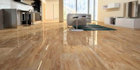 Porcelánová kamenina pod parketovou deskou: umělecká, modulová a rybí kost