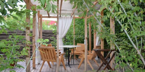 Krásné altány pro letní chaty: možnosti, nápady na design, uspořádání