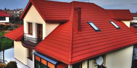 Střecha kovové dlaždice: top 130 fotografií možností a druhů. Výhody a nevýhody střechy kovové dlaždice. Tipy na instalační fázi udělejte to sami