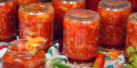 Rajče a pepř římsu: 12 bulharských receptů římsa pro zimu