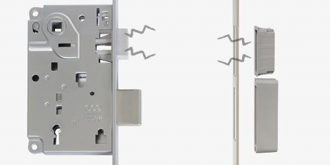 Magnetické západky a zámky pro interiérové ​​dveře