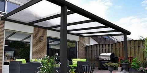 Baldachýnový altán k domu: výroba vlastních rukou v zemi