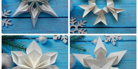 Vánoční papírové sněhové vločky. Kreativní nápady pro dětská řemesla