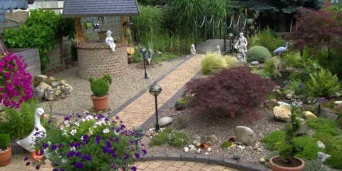 Uspořádání dvora - 130 fotografií a video popis, jak navrhnout a zařídit dvůr vlastníma rukama