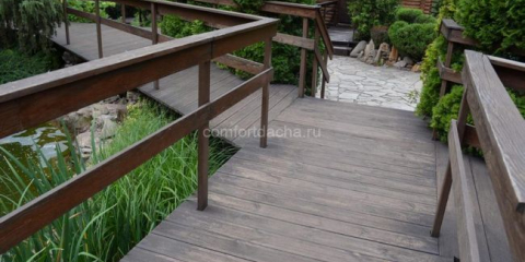 Terasové oplocení: dřevěné, kovové, polykarbonátové možnosti