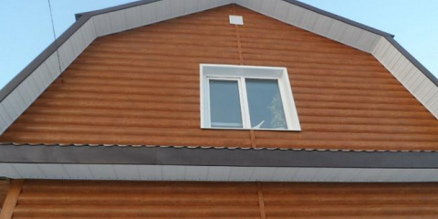 Vlastnosti dokončení štítu soukromého domu