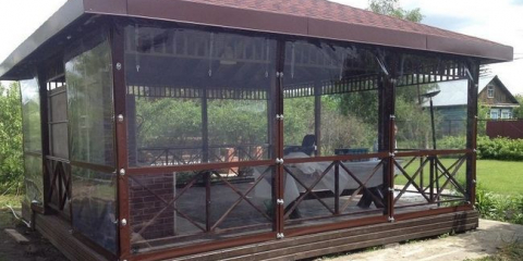 Vlastnosti výběru oken pro altány a terasy