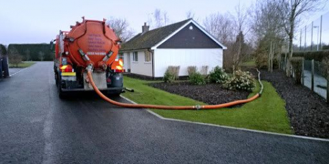 Odčerpávání kanalizace v soukromém domě