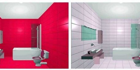 Dlaždice pro moderní koupelnu: design, odrůdy, volby